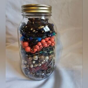 Mystery Vintage Jewelry jar